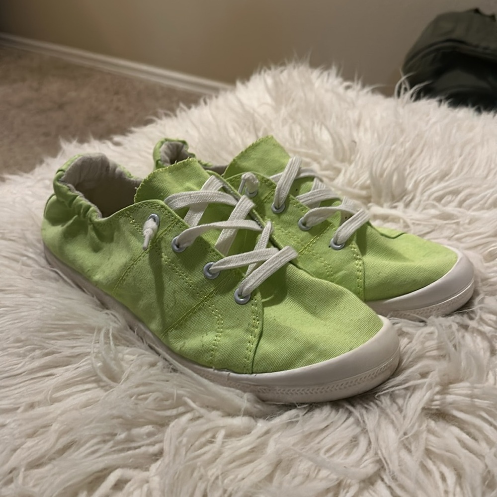 Neon green Torrid sneaker